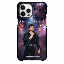 George Michael Phone Case For iPhone Samsung Galaxy Pixel OnePlus Vivo Xiaomi Asus Sony Motorola Nokia - George Michael Portrait Hard Rock Metal Lovers