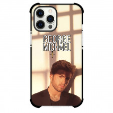 George Michael Phone Case For iPhone Samsung Galaxy Pixel OnePlus Vivo Xiaomi Asus Sony Motorola Nokia - George Michael Side Portrait White Background