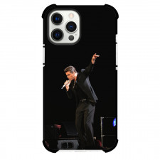 George Michael Phone Case For iPhone Samsung Galaxy Pixel OnePlus Vivo Xiaomi Asus Sony Motorola Nokia - George Michael Singing Stage Background