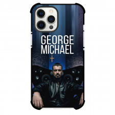 George Michael Phone Case For iPhone Samsung Galaxy Pixel OnePlus Vivo Xiaomi Asus Sony Motorola Nokia - George Michael Sitting Stereo Background
