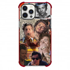 Harry Styles Phone Case For iPhone Samsung Galaxy Pixel OnePlus Vivo Xiaomi Asus Sony Motorola Nokia - Harry Styles Collage Book Background