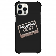 Iron Maiden Phone Case For iPhone Samsung Galaxy Pixel OnePlus Vivo Xiaomi Asus Sony Motorola Nokia - Iron Maiden Cassette Tape On Black Background