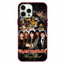 Iron Maiden Phone Case For iPhone Samsung Galaxy Pixel OnePlus Vivo Xiaomi Asus Sony Motorola Nokia - Iron Maiden Group Profile Piece Of Mind Collage Poster