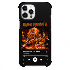 Iron Maiden Phone Case For iPhone Samsung Galaxy Pixel OnePlus Vivo Xiaomi Asus Sony Motorola Nokia - Iron Maiden Hallowed Be Thy Name Album Cover Spotify Library Poster