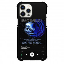 Iron Maiden Phone Case For iPhone Samsung Galaxy Pixel OnePlus Vivo Xiaomi Asus Sony Motorola Nokia - Iron Maiden Wasted Years Album Cover Spotify Library Poster