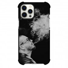 J Balvin Phone Case For iPhone Samsung Galaxy Pixel OnePlus Vivo Xiaomi Asus Sony Motorola Nokia - J Balvin Smoking Grayscale Poster