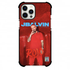 J Balvin Phone Case For iPhone Samsung Galaxy Pixel OnePlus Vivo Xiaomi Asus Sony Motorola Nokia - J Balvin Wearing Red Dress In Rojo Music Video Poster