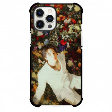 Jimin Phone Case For iPhone Samsung Galaxy Pixel OnePlus Vivo Xiaomi Asus Sony Motorola Nokia - Jimin Sitting On Flower Poster