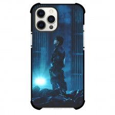 Jimin Phone Case For iPhone Samsung Galaxy Pixel OnePlus Vivo Xiaomi Asus Sony Motorola Nokia - Jimin Standing On Blue Light Effect Poster