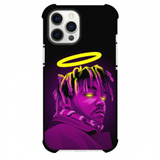 Juice WRLD Phone Case For iPhone And Samsung Galaxy - Juice WRLD Side Portrait Purple Illustration