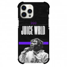 Juice WRLD Phone Case For iPhone And Samsung Galaxy - Juice WRLD Singing Grayscale Poster