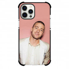 Justin Timberlake Phone Case For iPhone Samsung Galaxy Pixel OnePlus Vivo Xiaomi Asus Sony Motorola Nokia - Justin Timberlake Smiling Portrait On Pink Background