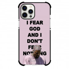 Kanye West Phone Case For iPhone Samsung Galaxy Pixel OnePlus Vivo Xiaomi Asus Sony Motorola Nokia - Kanye West I Fear God And I Dont Fear Nothing Else Poster