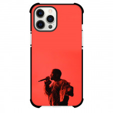 Kanye West Phone Case For iPhone Samsung Galaxy Pixel OnePlus Vivo Xiaomi Asus Sony Motorola Nokia - Kanye West Performing On Red Background