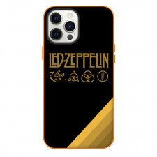Led Zeppelin Phone Case For iPhone Samsung Galaxy Pixel OnePlus Vivo Xiaomi Asus Sony Motorola Nokia - Band Gold Symbol Poster