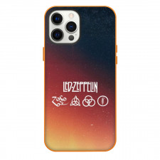 Led Zeppelin Phone Case For iPhone Samsung Galaxy Pixel OnePlus Vivo Xiaomi Asus Sony Motorola Nokia - Band Symbol Space Background