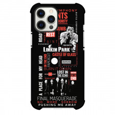 Linkin Park Phone Case For iPhone Samsung Galaxy Pixel OnePlus Vivo Xiaomi Asus Sony Motorola Nokia - Linkin Park Album Name On Black Background