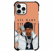 Lil Baby Phone Case For iPhone And Samsung Galaxy - Lil Baby Holding Dollars Illustration