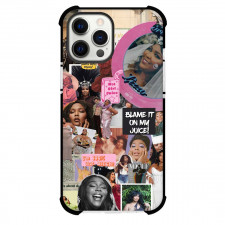 Lizzo Phone Case For iPhone Samsung Galaxy Pixel OnePlus Vivo Xiaomi Asus Sony Motorola Nokia - Lizzo Blame It On My Juice Collage Poster