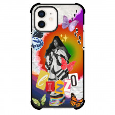 Lizzo Phone Case For iPhone Samsung Galaxy Pixel OnePlus Vivo Xiaomi Asus Sony Motorola Nokia - Lizzo Standing On Graphic Art Background