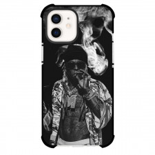 Lil Wayne Phone Case For iPhone Samsung Galaxy Pixel OnePlus Vivo Xiaomi Asus Sony Motorola Nokia - Lil Wayne Smoking Grayscale Poster