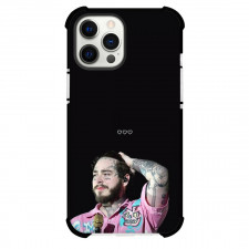 Post Malone Phone Case For iPhone Samsung Galaxy Pixel OnePlus Vivo Xiaomi Asus Sony Motorola Nokia - Post Malone Holding Microphone Poster