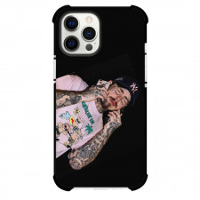 Post Malone Phone Case For iPhone Samsung Galaxy Pixel OnePlus Vivo Xiaomi Asus Sony Motorola Nokia - Post Malone Holds Phone On His Ears Poster
