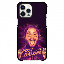 Post Malone Phone Case For iPhone And Samsung Galaxy - Post Malone Illustration Rock On Poster