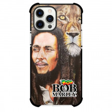 Bob Marley Phone Case For iPhone and Samsung Galaxy Devices - Bob Marley Avatar With Lion Painting