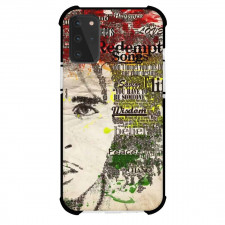 Bob Marley Phone Case For iPhone and Samsung Galaxy Devices - Bob Marley Half Portrait On Words Art Background