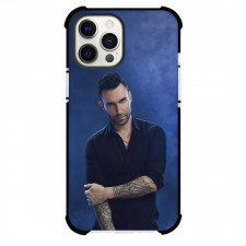 Maroon 5 Phone Case For iPhone Samsung Galaxy Pixel OnePlus Vivo Xiaomi Asus Sony Motorola Nokia - Maroon 5 Adam Levine Portrait On Blue Background