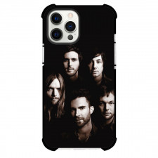 Maroon 5 Phone Case For iPhone Samsung Galaxy Pixel OnePlus Vivo Xiaomi Asus Sony Motorola Nokia - Maroon 5 Group Grayscale Portrait Poster