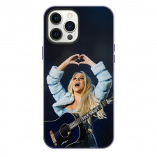 Megan Moroney Phone Case For iPhone Samsung Galaxy Pixel OnePlus Vivo Xiaomi Asus Sony Motorola Nokia - Megan Moroney On Stage Heart Hand Gesture Poster