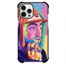 Mac Miller Phone Case For iPhone And Samsung Galaxy - Mac Miller Side Portrait WaterColor Paint