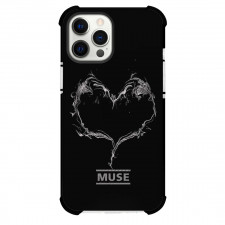 Muse Phone Case For iPhone Samsung Galaxy Pixel OnePlus Vivo Xiaomi Asus Sony Motorola Nokia - Muse Heart On Black Background