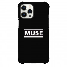 Muse Phone Case For iPhone Samsung Galaxy Pixel OnePlus Vivo Xiaomi Asus Sony Motorola Nokia - Muse Logo On Black Background