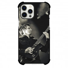 Muse Phone Case For iPhone Samsung Galaxy Pixel OnePlus Vivo Xiaomi Asus Sony Motorola Nokia - Muse Playing Guitar Grayscale Poster