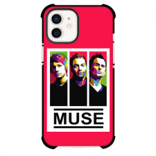 Muse Phone Case For iPhone Samsung Galaxy Pixel OnePlus Vivo Xiaomi Asus Sony Motorola Nokia - Muse Wpap Art On Red Background