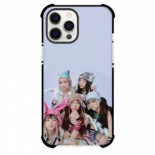 New Jeans Case For iPhone and Samsung Galaxy Devices - New Jeans Members Sitting Purple Background