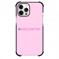 Nicki Minaj Phone Case For iPhone Samsung Galaxy Pixel OnePlus Vivo Xiaomi Asus Sony Motorola Nokia - Nicki Minaj High Heels On My Tippy Pink Background Poster
