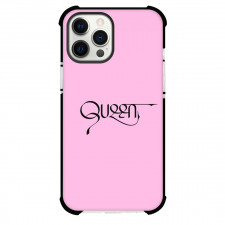 Nicki Minaj Phone Case For iPhone Samsung Galaxy Pixel OnePlus Vivo Xiaomi Asus Sony Motorola Nokia - Nicki Minaj Queen Logo On Pink Background