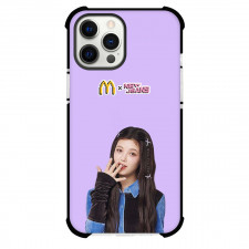 NewJeans Phone Case For iPhone Samsung Galaxy Pixel OnePlus Vivo Xiaomi Asus Sony Motorola Nokia - NewJeans McDonalds Danielle Portrait ON Purple Background