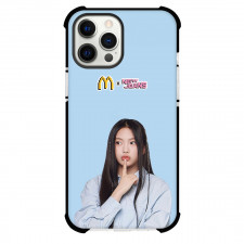 NewJeans Phone Case For iPhone Samsung Galaxy Pixel OnePlus Vivo Xiaomi Asus Sony Motorola Nokia - NewJeans Mcdonalds Danielle Portrait On Blue Poster