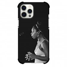 Nina Simone Phone Case For iPhone Samsung Galaxy Pixel OnePlus Vivo Xiaomi Asus Sony Motorola Nokia - Nina Simone Side Candid Grayscale Poster
