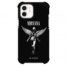 Nirvana Phone Case For iPhone Samsung Galaxy Pixel OnePlus Vivo Xiaomi Asus Sony Motorola Nokia - Nirvana In Utero Album Greyscale Poster