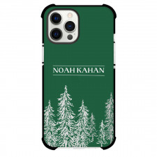 Noah Kahan Phone Case For iPhone Samsung Galaxy Pixel OnePlus Vivo Xiaomi Asus Sony Motorola Nokia - Noah Kahan Pine Tree White Illustration On Green Background