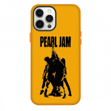 Pearl Jam Phone Case For iPhone Samsung Galaxy Pixel OnePlus Vivo Xiaomi Asus Sony Motorola Nokia - Band Yellow In Black Poster