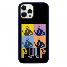 Pulp Phone Case For iPhone Samsung Galaxy Pixel OnePlus Vivo Xiaomi Asus Sony Motorola Nokia - Neon Portrait Logo Poster