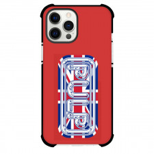Pulp Phone Case For iPhone Samsung Galaxy Pixel OnePlus Vivo Xiaomi Asus Sony Motorola Nokia - Red And Blu Typography Logo