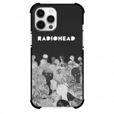 Radiohead Phone Case For iPhone Samsung Galaxy Pixel OnePlus Vivo Xiaomi Asus Sony Motorola Nokia - Radiohead Moon Shaped Pool Grayscale Poster